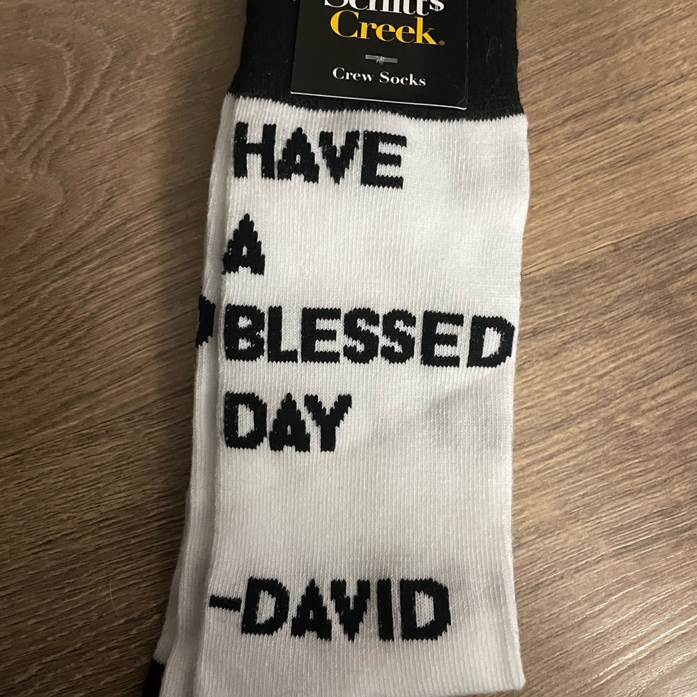 Schitts Creek socks!